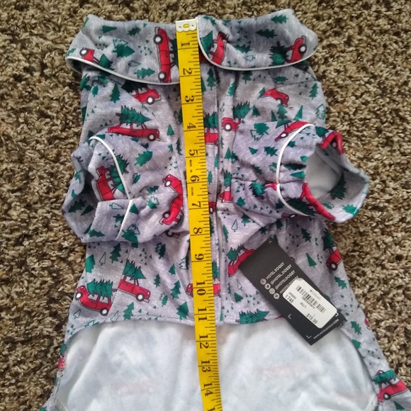 NWT Dog Sweater/jammies Flannel Large - Picture 5 of 7